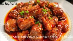 Suon Heo Chien Nuoc Mam